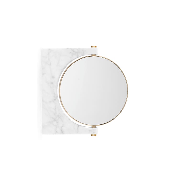 Pepe Marble spegel - marmor vit, vägghängd - Audo Copenhagen
