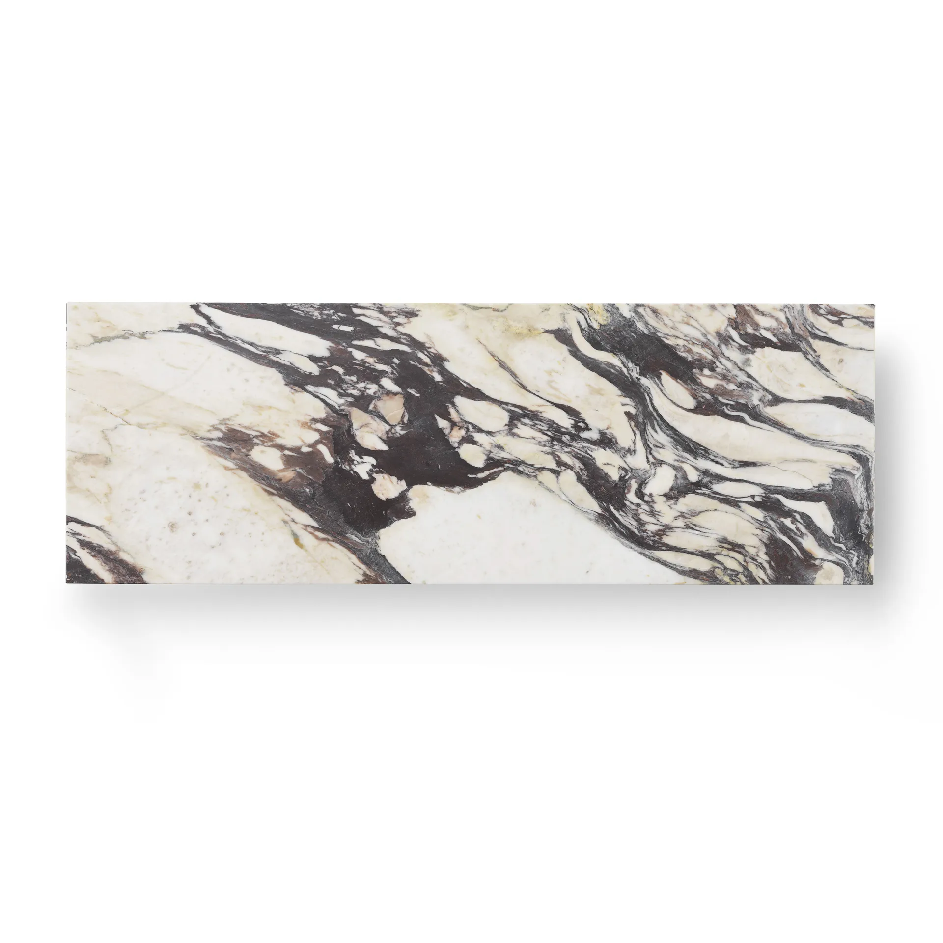 Plinth Bridge avlastningsbord, Calacatta Viola Audo Copenhagen