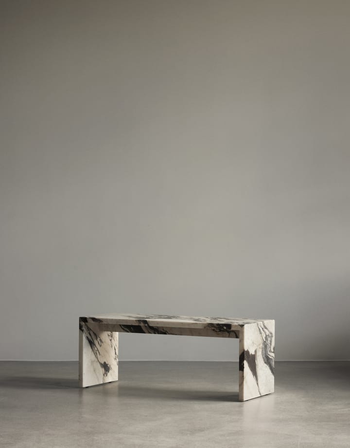 Plinth Bridge avlastningsbord, Calacatta Viola Audo Copenhagen