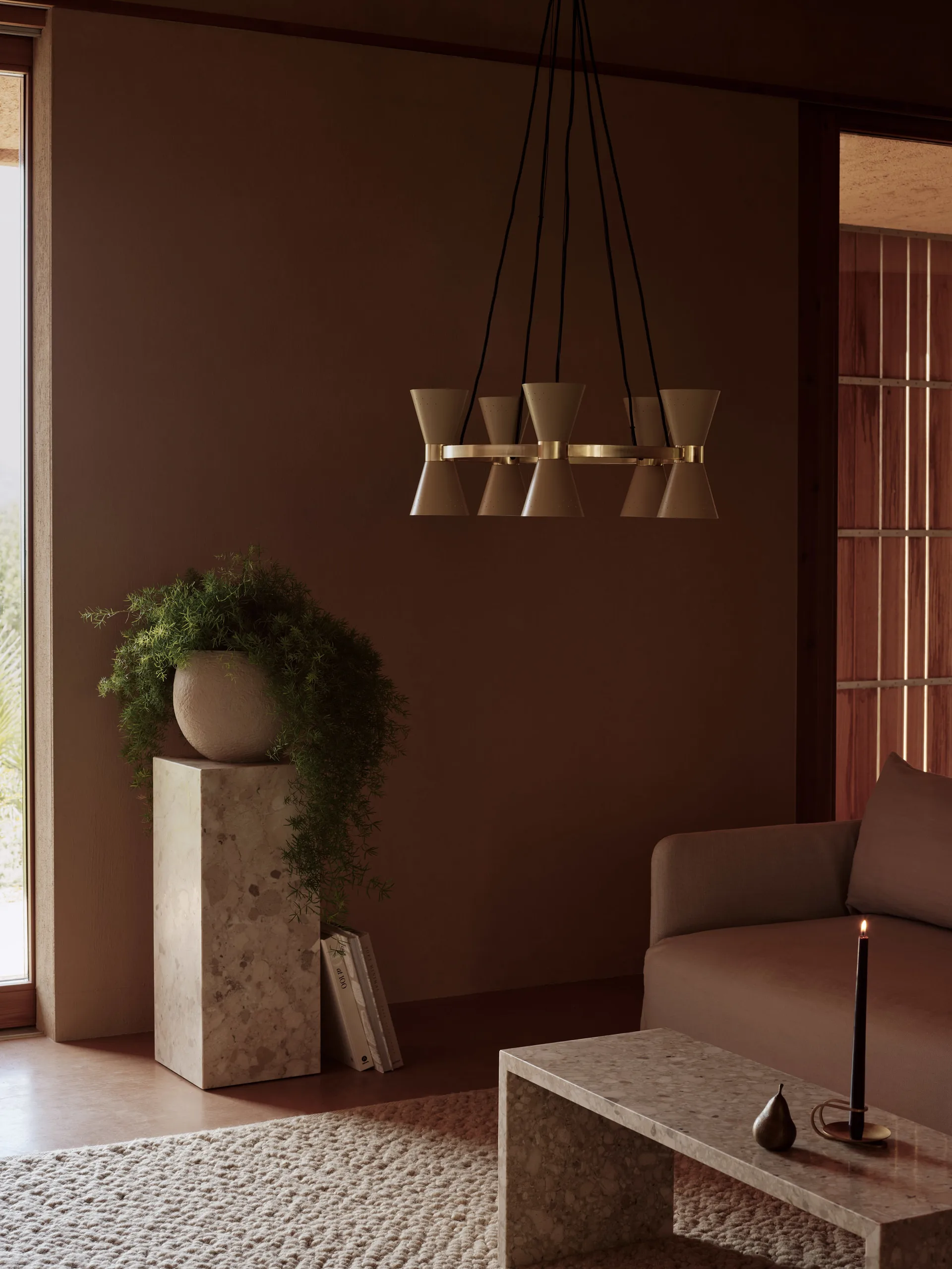 Plinth Bridge avlastningsbord, Kunis Breccia Audo Copenhagen