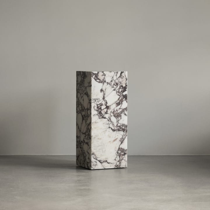 Plinth Pedestal piedestal 30x30x75 cm - Calacatta Viola - Audo Copenhagen