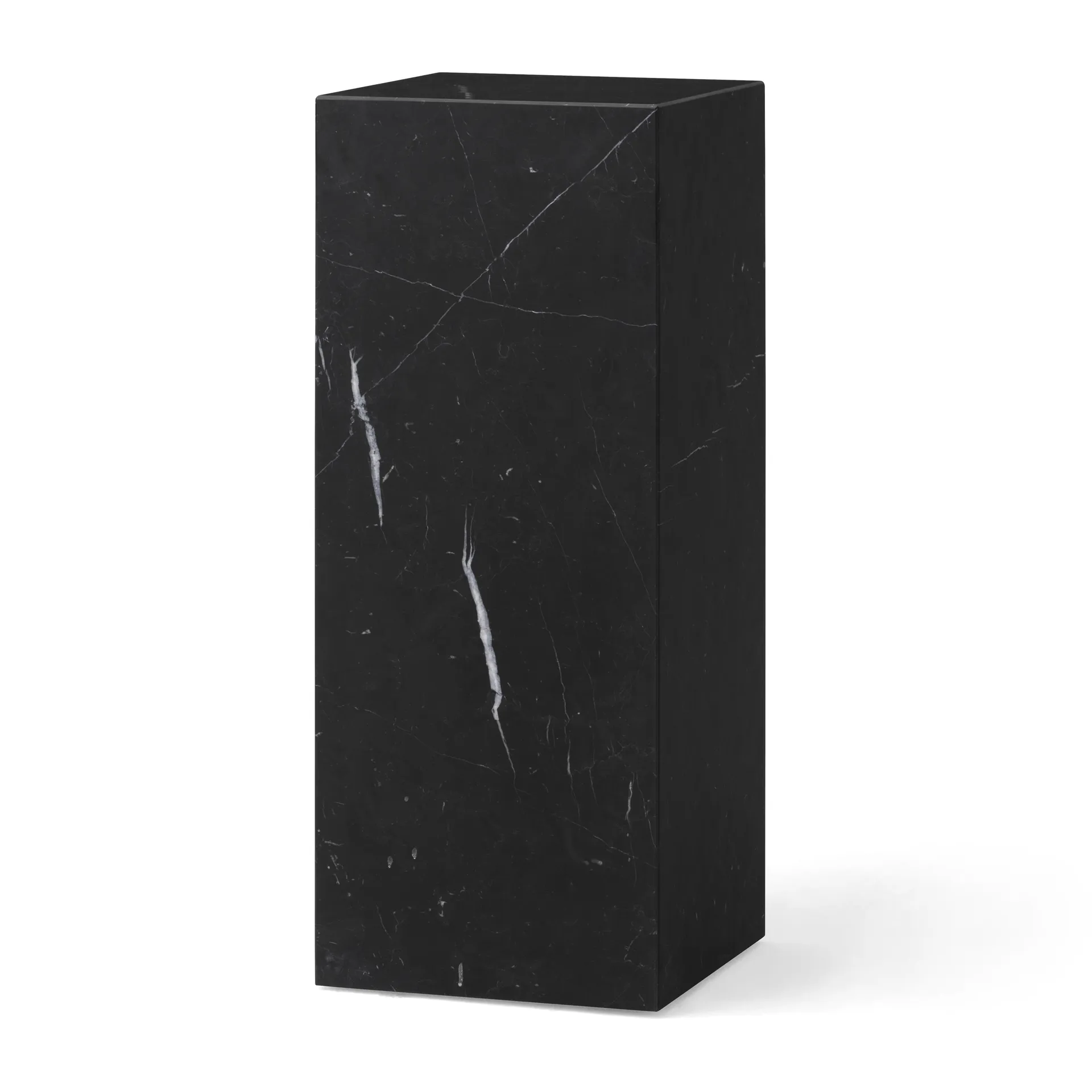 Plinth Pedestal piedestal 30x30x75 cm, Nero Marquina Audo Copenhagen