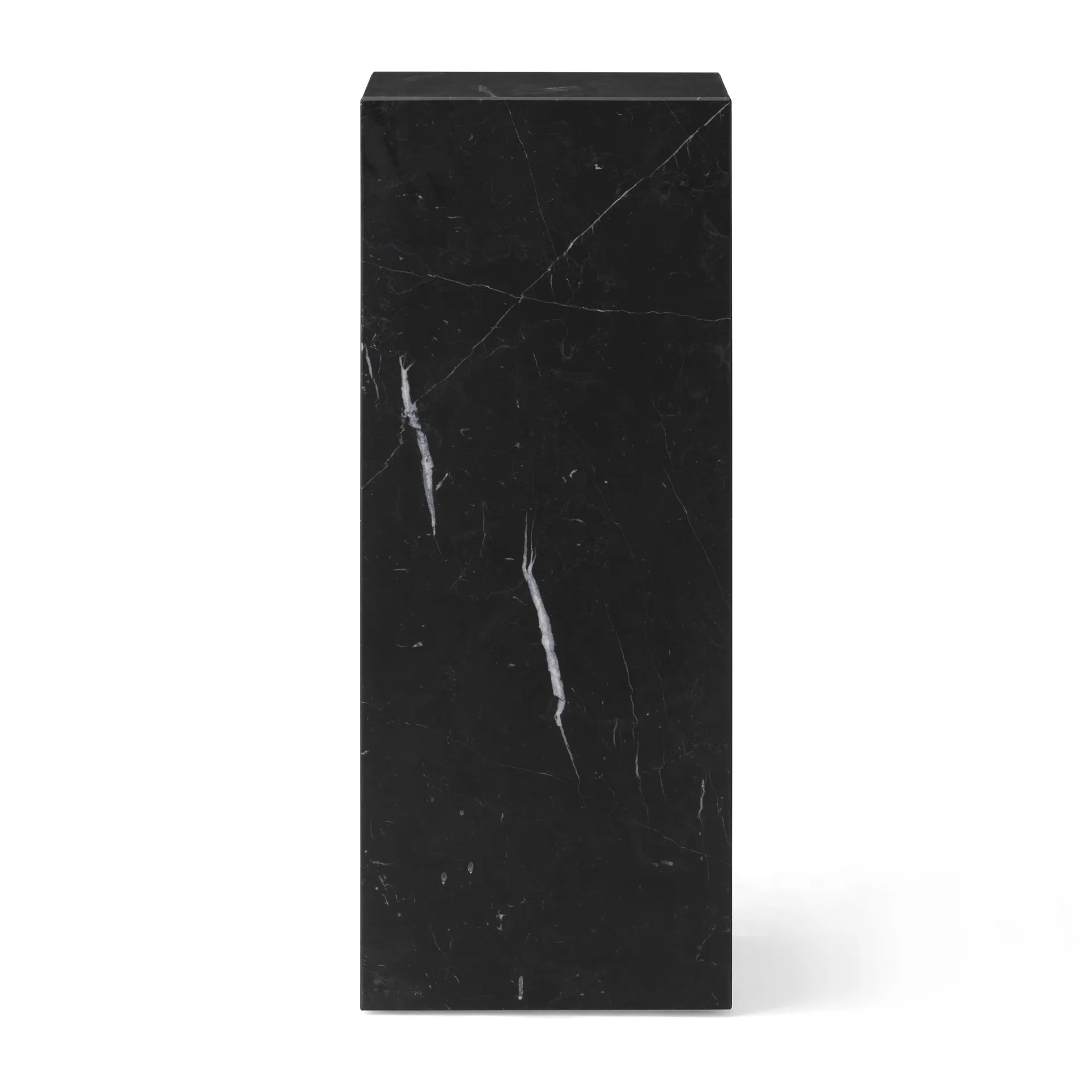 Plinth Pedestal piedestal 30x30x75 cm, Nero Marquina Audo Copenhagen