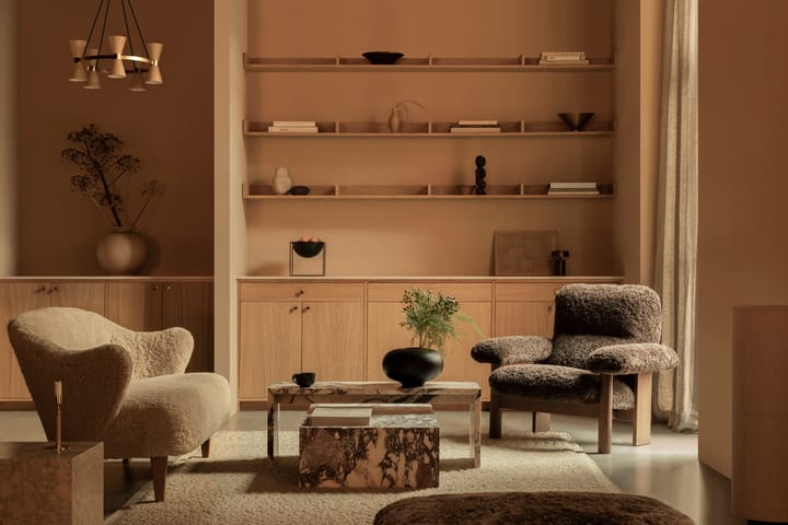Plinth soffbord, multi, rose, low Audo Copenhagen