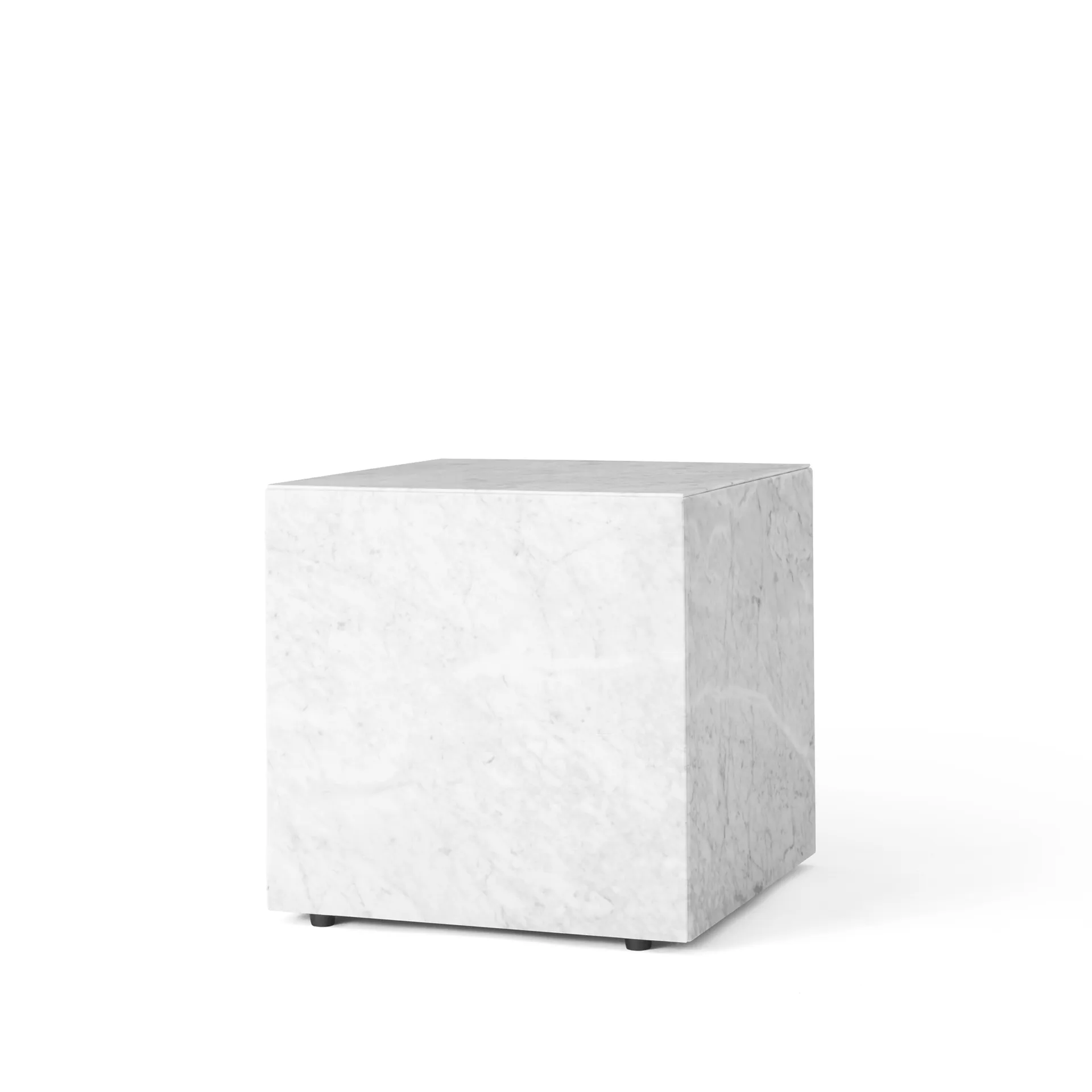 Plinth soffbord, white, cube Audo Copenhagen