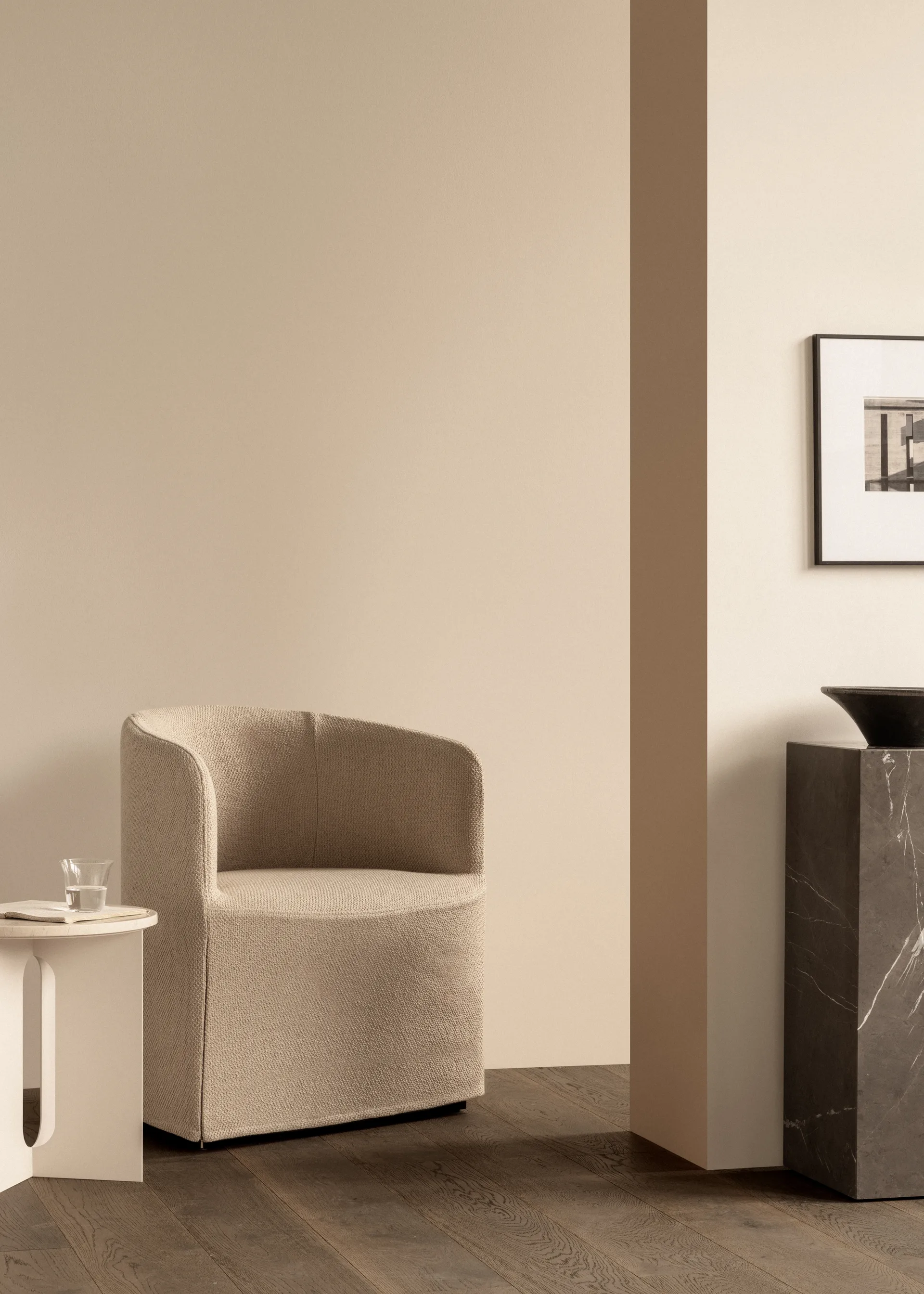 Plinth tall sidobord 30x30x51 cm, Grey galaxy Audo Copenhagen