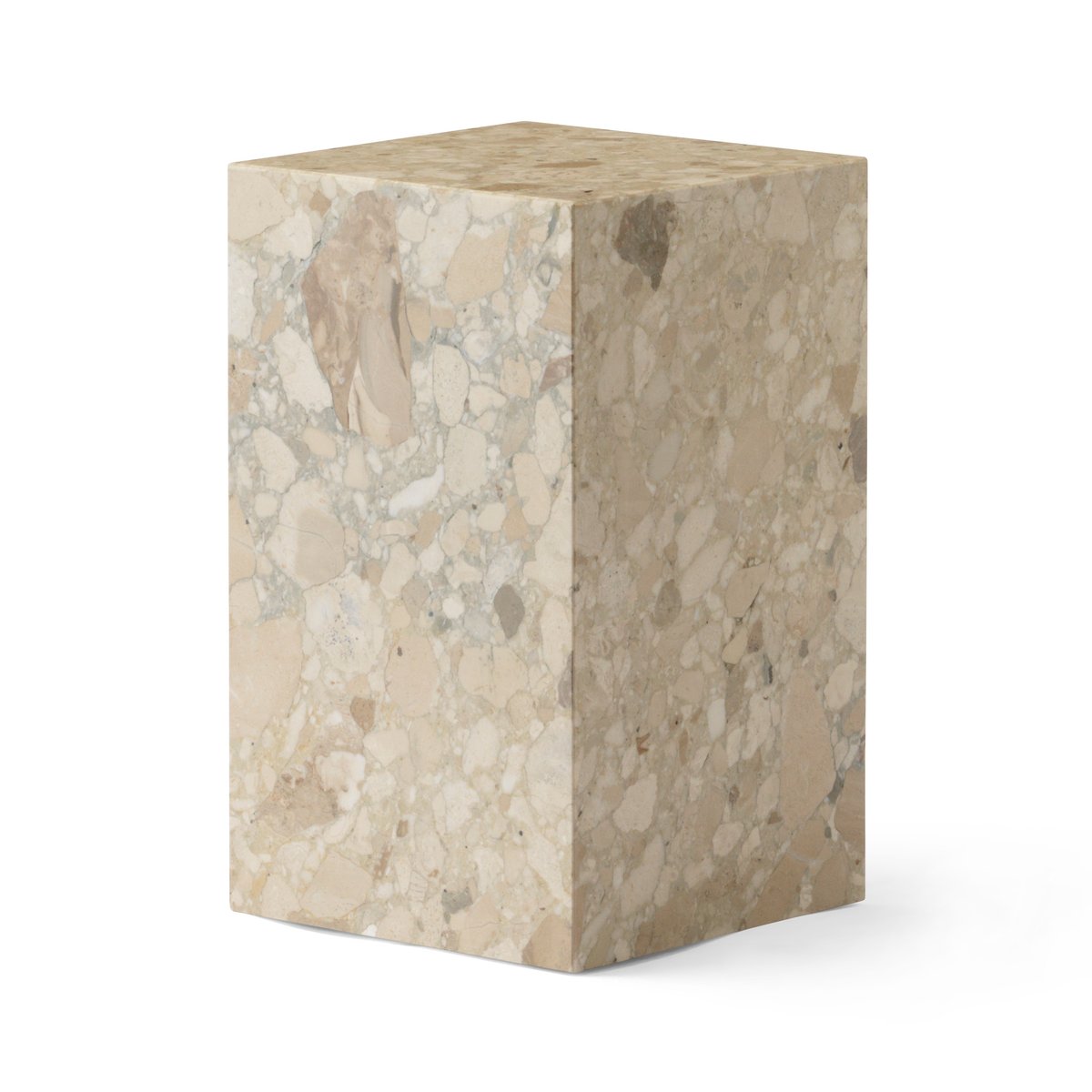 Audo Copenhagen Plinth tall sidobord 30x30x51 cm Kunis Breccia