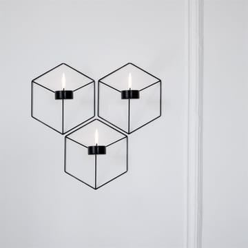 POV ljusstake vägg 3-pack svart - undefined - Audo Copenhagen