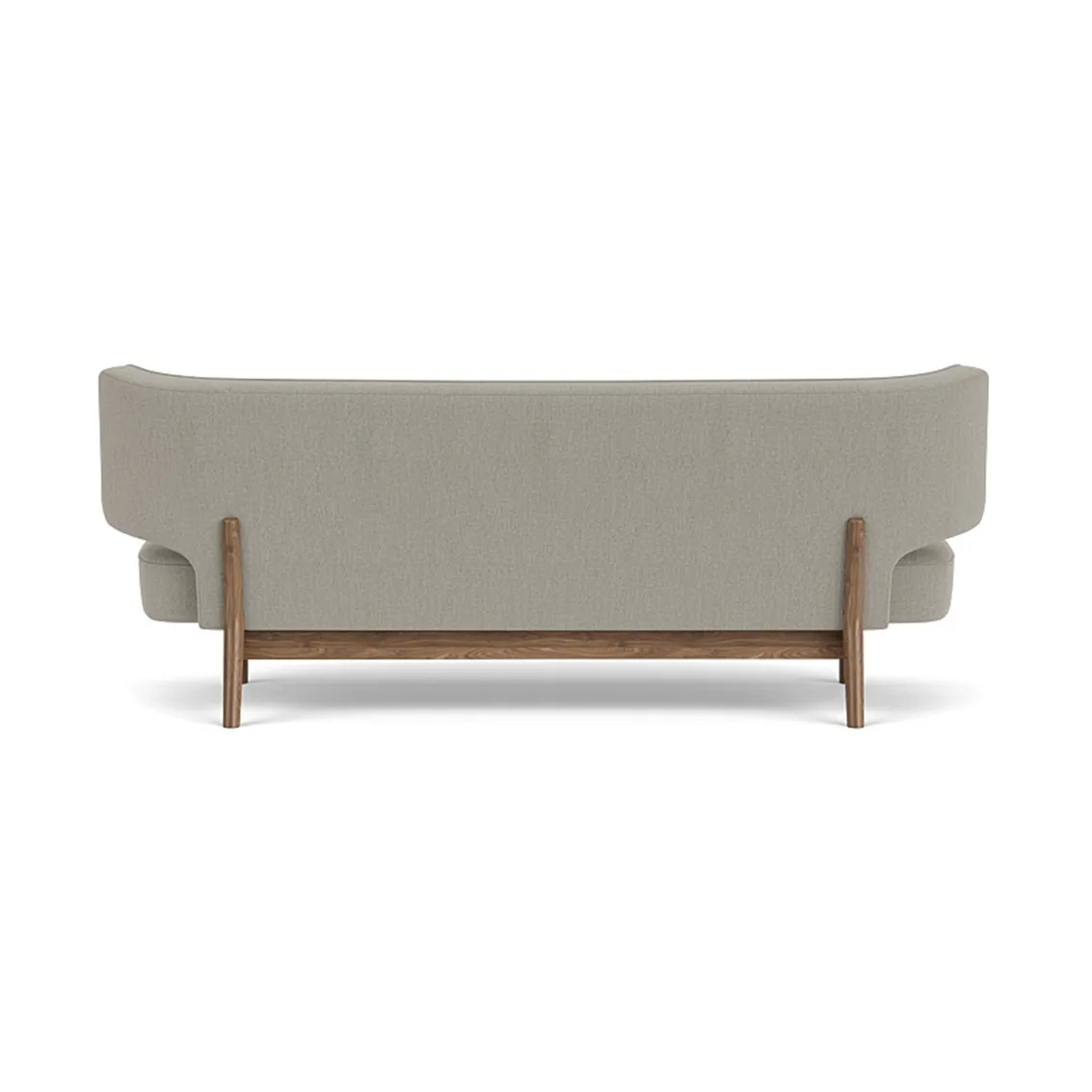 Radiohus soffa, Re-wool 218-valnöt, läderknappar, 2-sits Audo Copenhagen