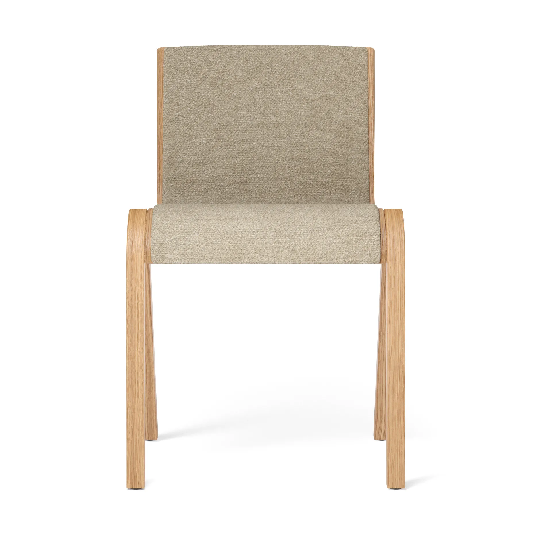 Ready stol framsidesklädd, Natural oak-Audo Bouclé 02 Audo Copenhagen