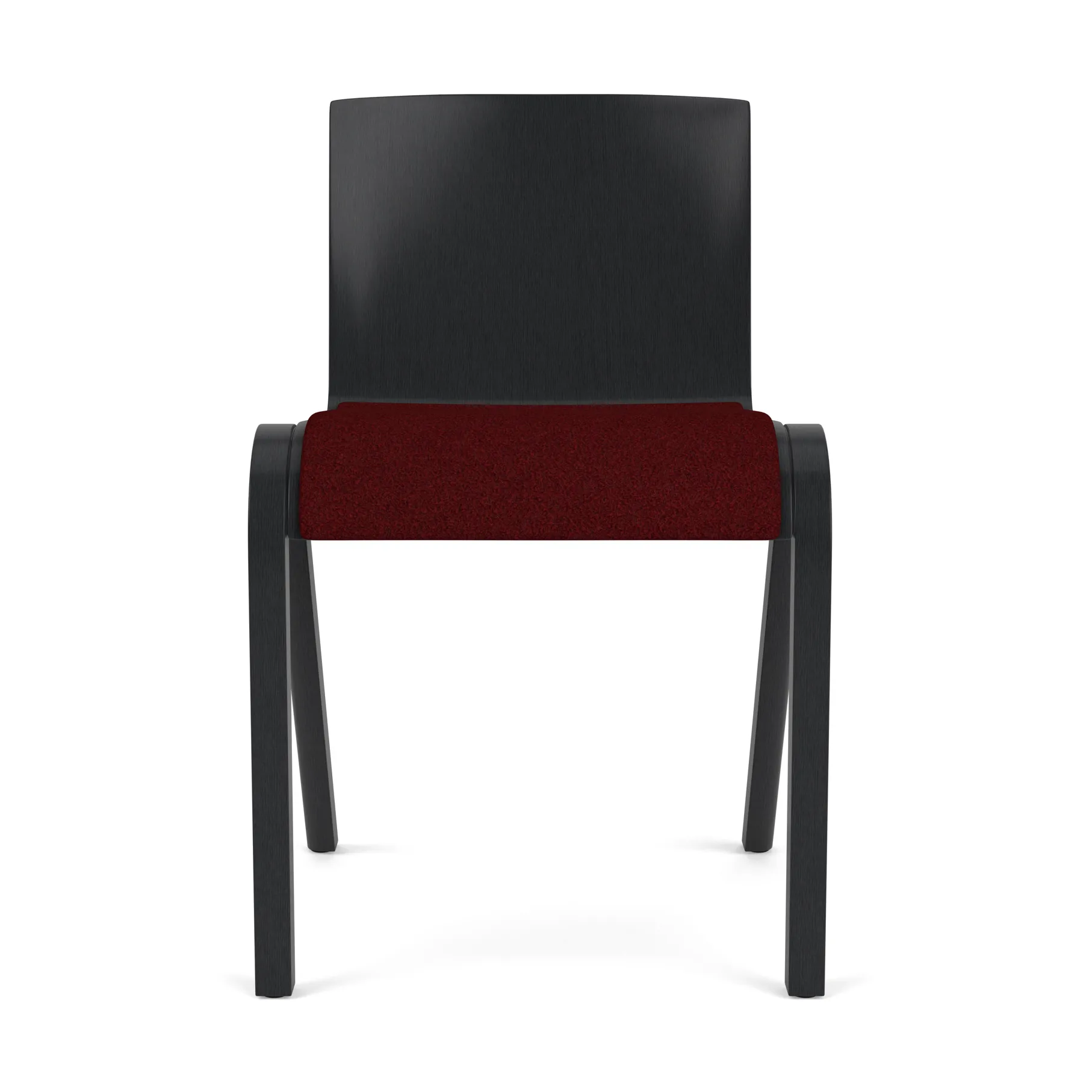 Ready stol klädd sits, Black oak-Baru 0570 Red Audo Copenhagen