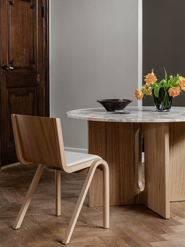Ready stol klädd sits, Natural oak-Audo Bouclé 02 Audo Copenhagen