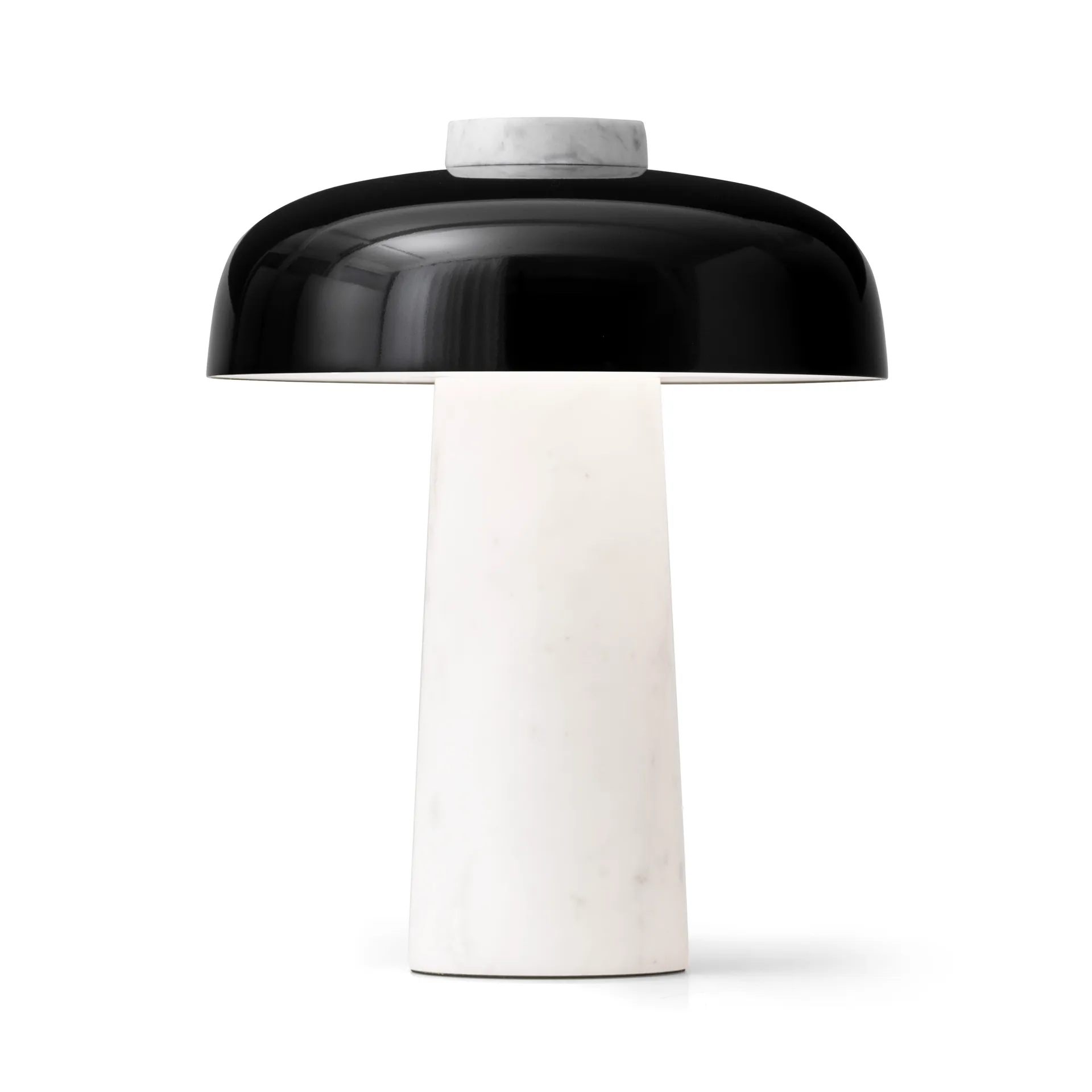 Reverse bordslampa 30 cm, Carrara-black Audo Copenhagen