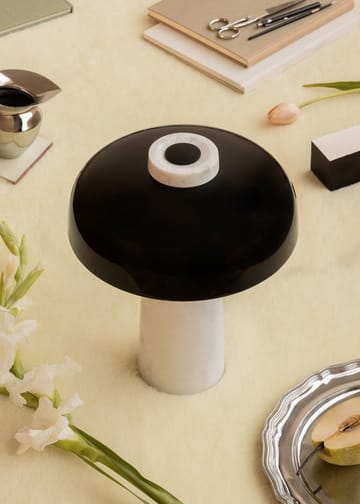 Reverse bordslampa 30 cm - Carrara-black - Audo Copenhagen