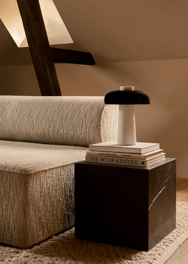 Reverse bordslampa 30 cm, Carrara-black Audo Copenhagen