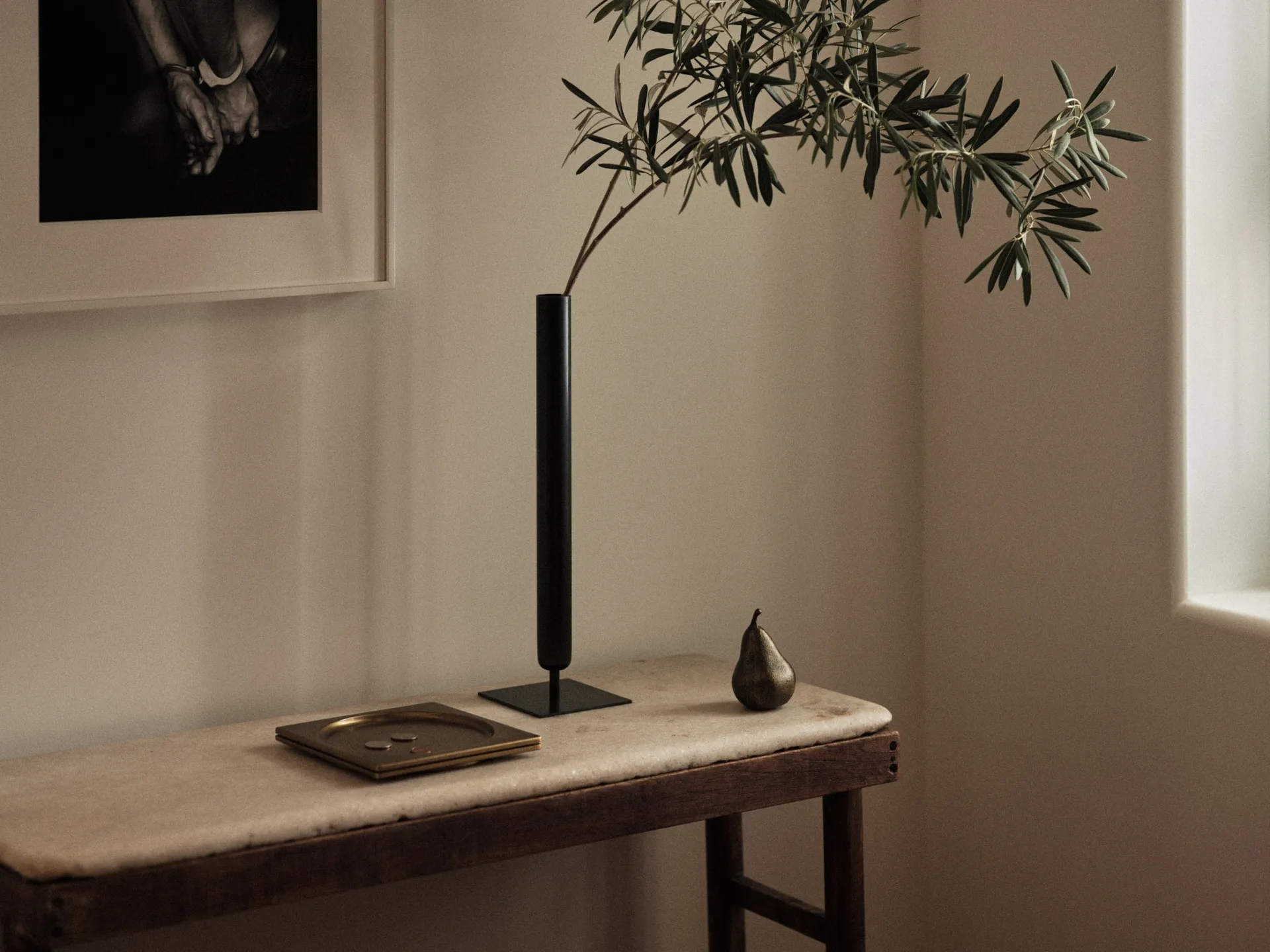 Sentimant dekoration päron, Mässing Audo Copenhagen