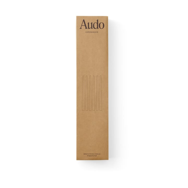 Spire ljus 38 cm 6-pack, Ivory Audo Copenhagen