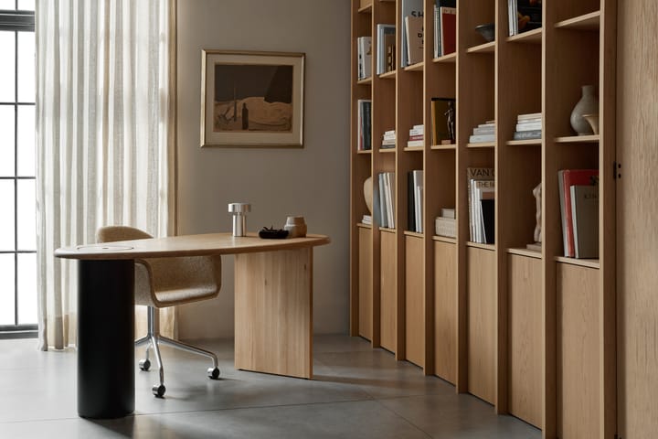 The Eclipse desk skrivbord, Natural Oak Audo Copenhagen