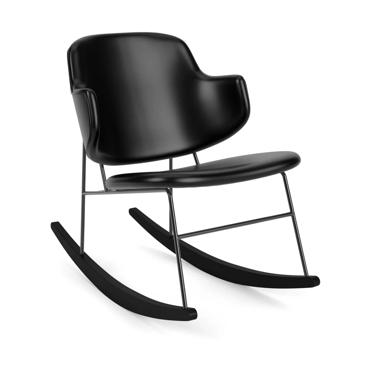 The Penguin gungstol helklädd, Dakar 0842-svart stål Audo Copenhagen