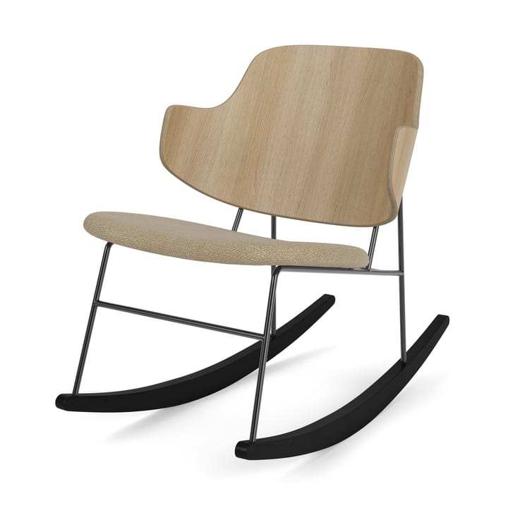 The Penguin gungstol klädd sits, Natural oak-Audo Bouclé 02 Audo Copenhagen