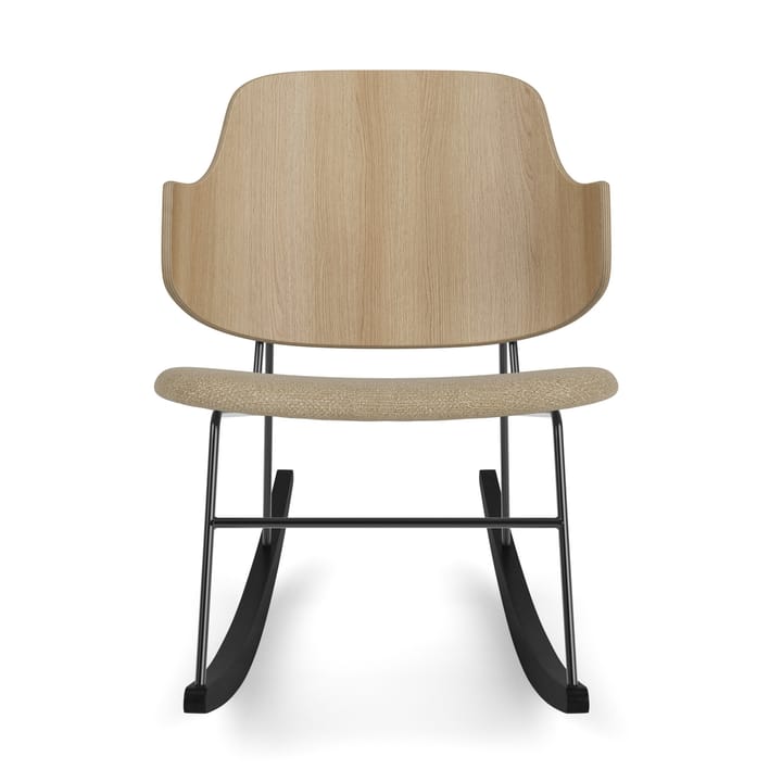 The Penguin gungstol klädd sits, Natural oak-Audo Bouclé 02 Audo Copenhagen