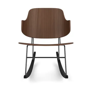 The Penguin gungstol - Valnötsfanér-svart stål - Audo Copenhagen