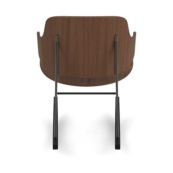 The Penguin gungstol, Valnötsfanér-svart stål Audo Copenhagen