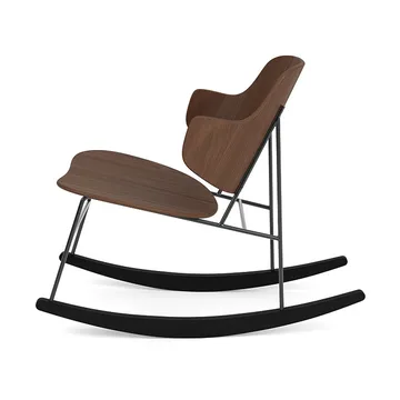 The Penguin gungstol - Valnötsfanér-svart stål - Audo Copenhagen