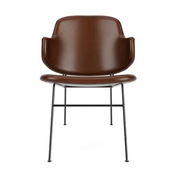 The Penguin loungestol helklädd - Dakar 0329-svart stål - Audo Copenhagen