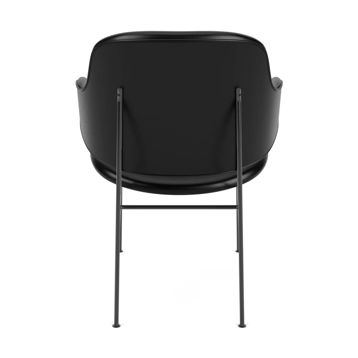 The Penguin loungestol helklädd, Dakar 0842-svart stål Audo Copenhagen