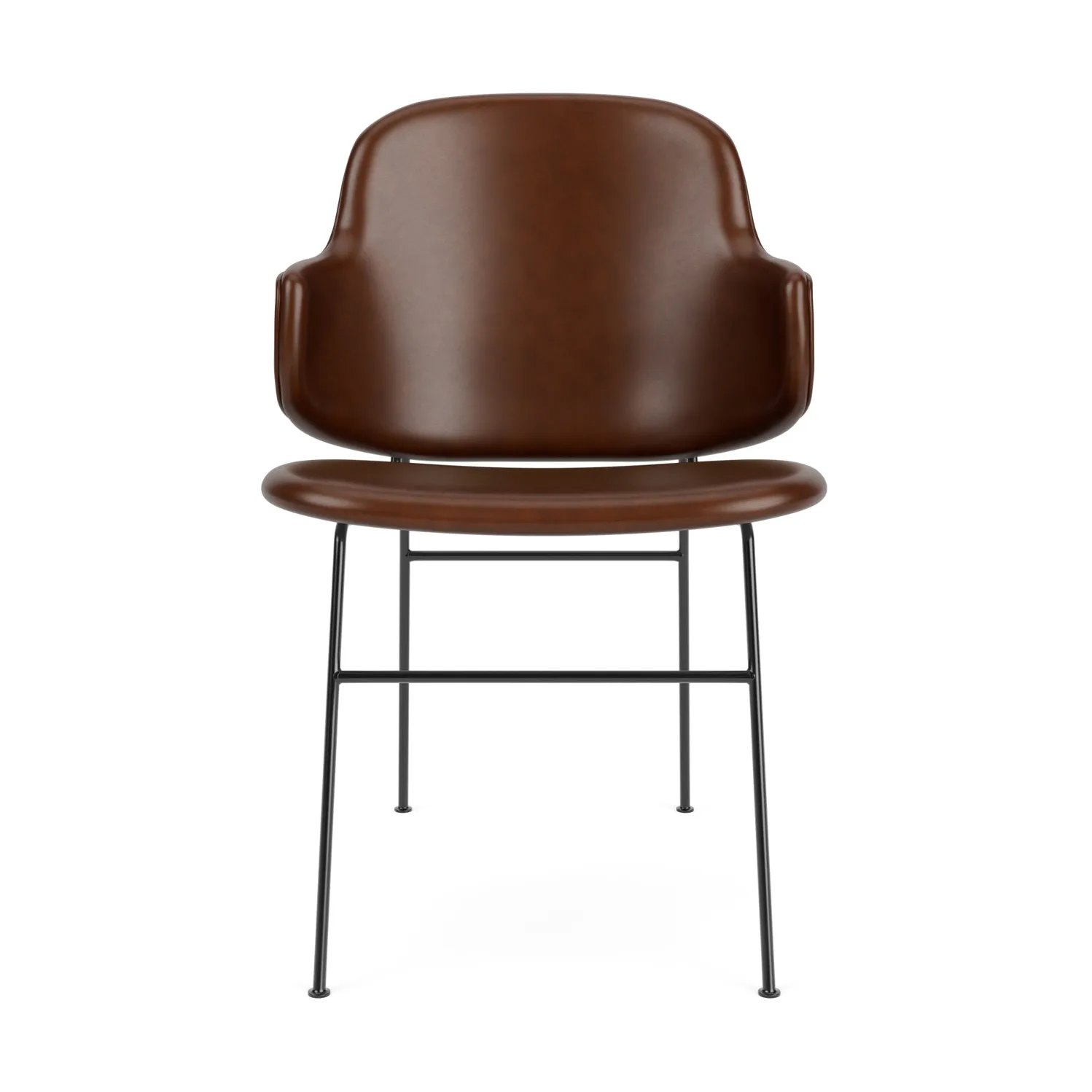 The Penguin stol helklädd, Dakar 0329-svart stål Audo Copenhagen