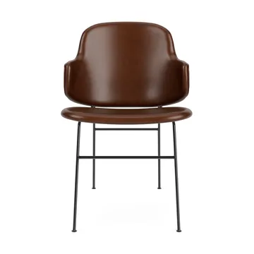 The Penguin stol helklädd - Dakar 0329-svart stål - Audo Copenhagen