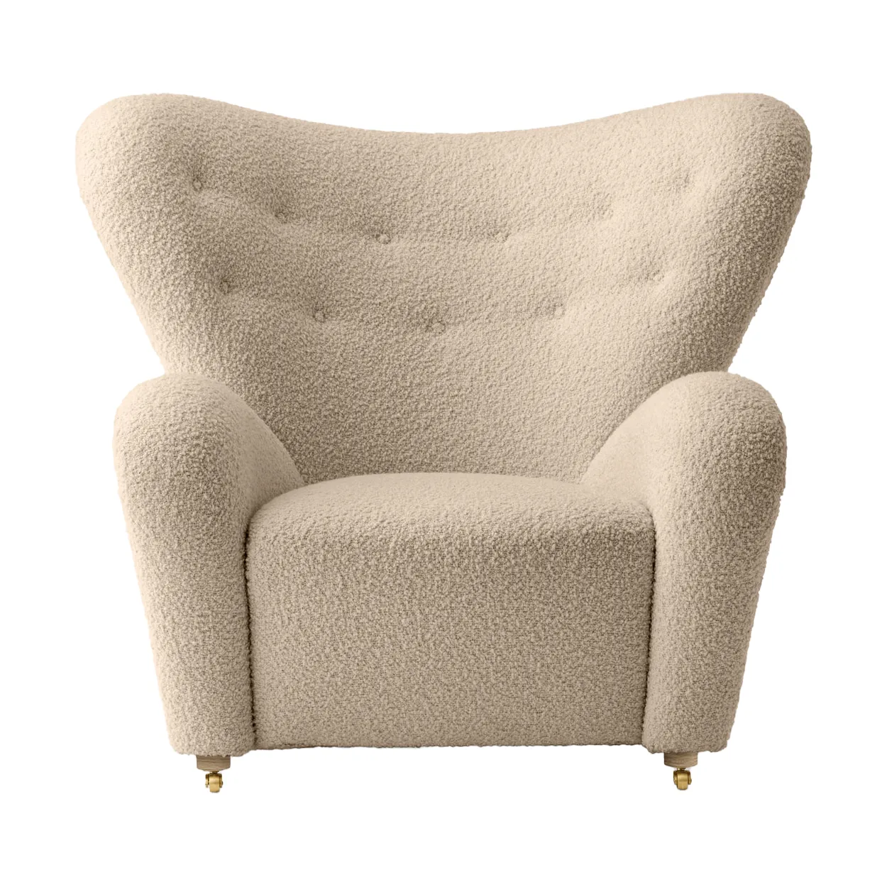 Audo Copenhagen The Tired Man fåtölj Baena 15-ek | Skandinavisk Design | Fåtöljer & Fotpallar | Beige