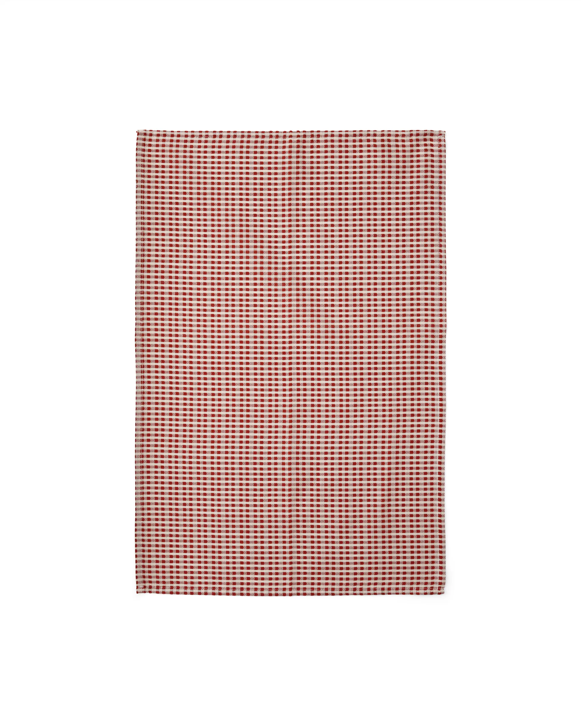 Troides kökshandduk 40x67 cm 2-pack, Burnt sienna-white Audo Copenhagen