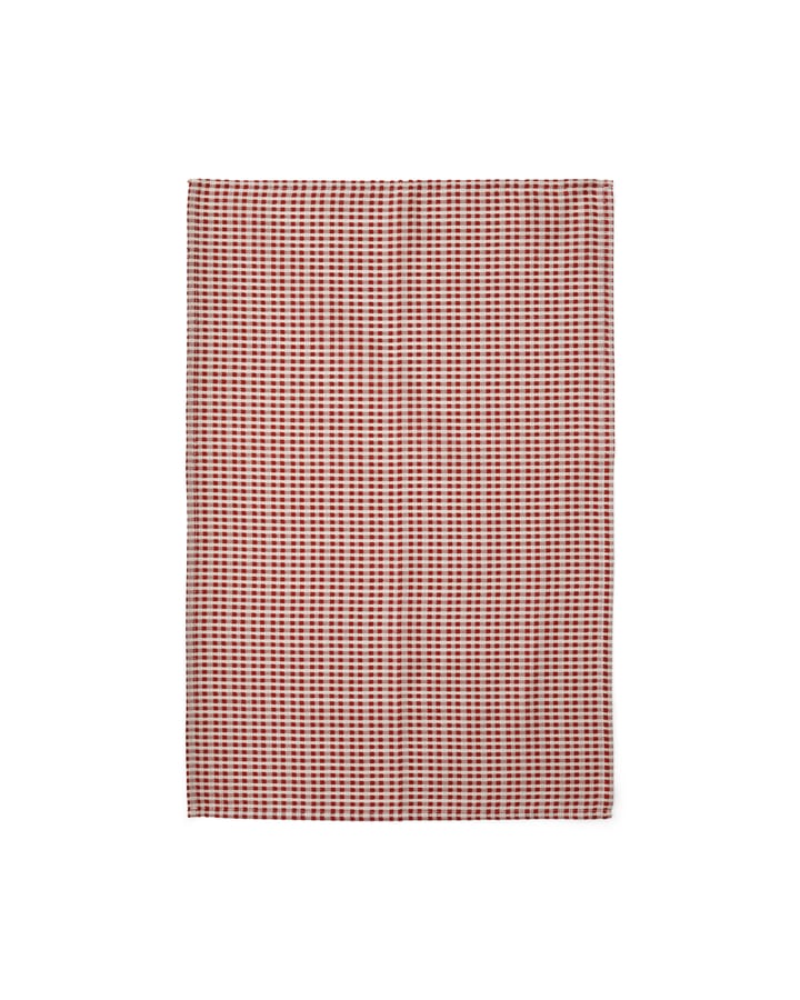Troides kökshandduk 40x67 cm 2-pack, Burnt sienna-white Audo Copenhagen