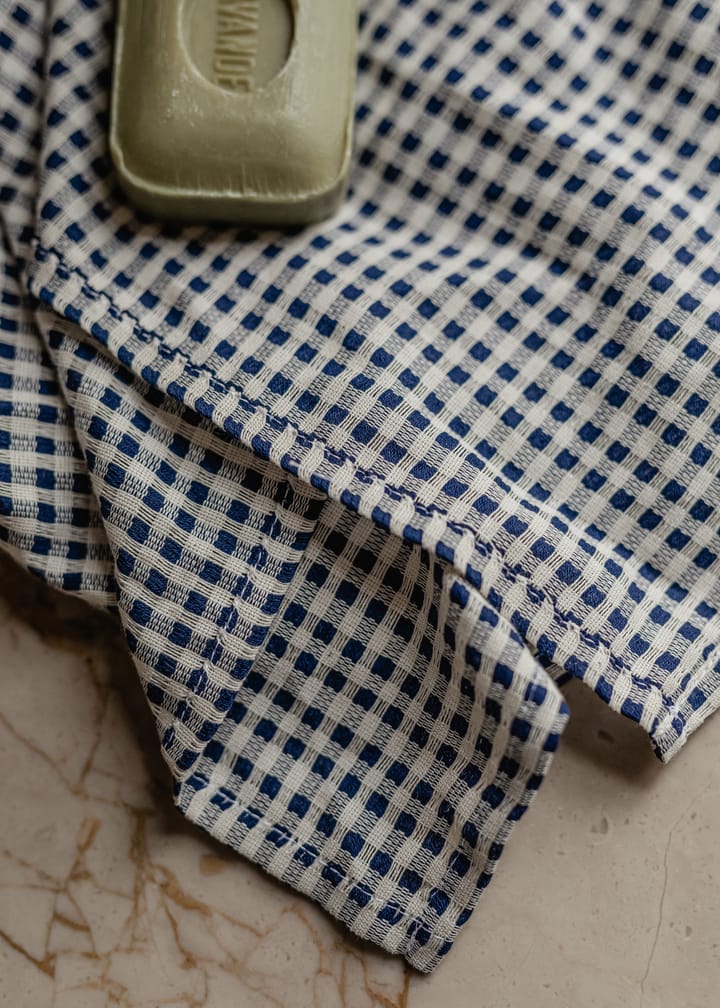 Troides kökshandduk 40x67 cm 2-pack, Indigo-white Audo Copenhagen