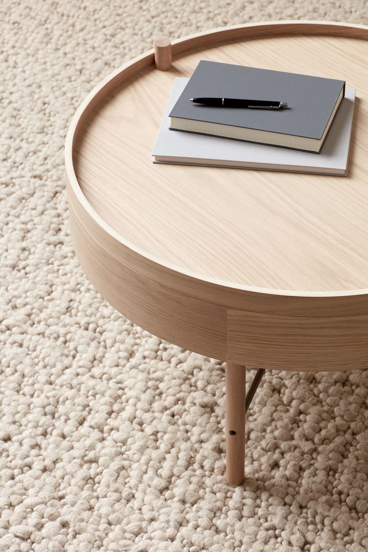 Turning bord, naturlik ek-krom Audo Copenhagen