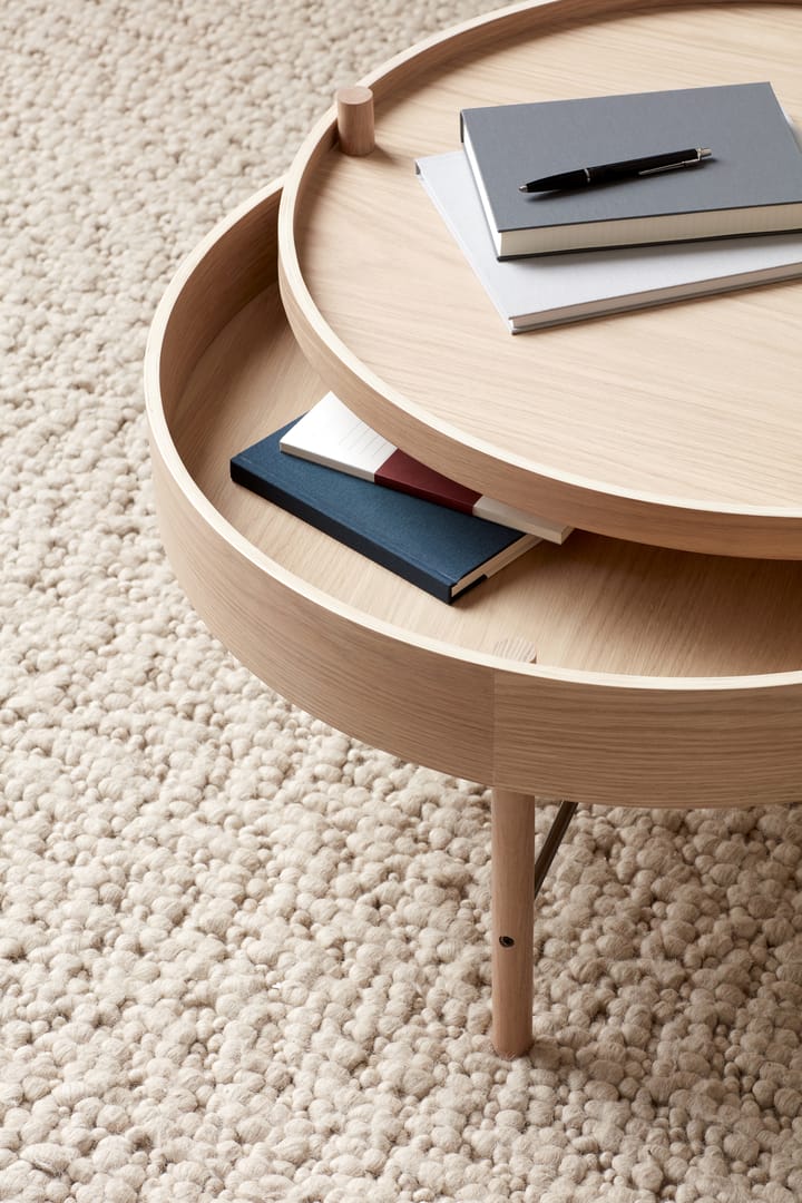 Turning bord, naturlik ek-krom Audo Copenhagen