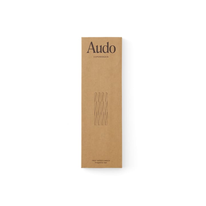 Twist ljus 30 cm 4-pack, Ivory Audo Copenhagen