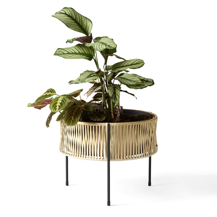 Umanoff planter blomlåda rotting-stål, h32,5 cm Ø41 cm Audo Copenhagen