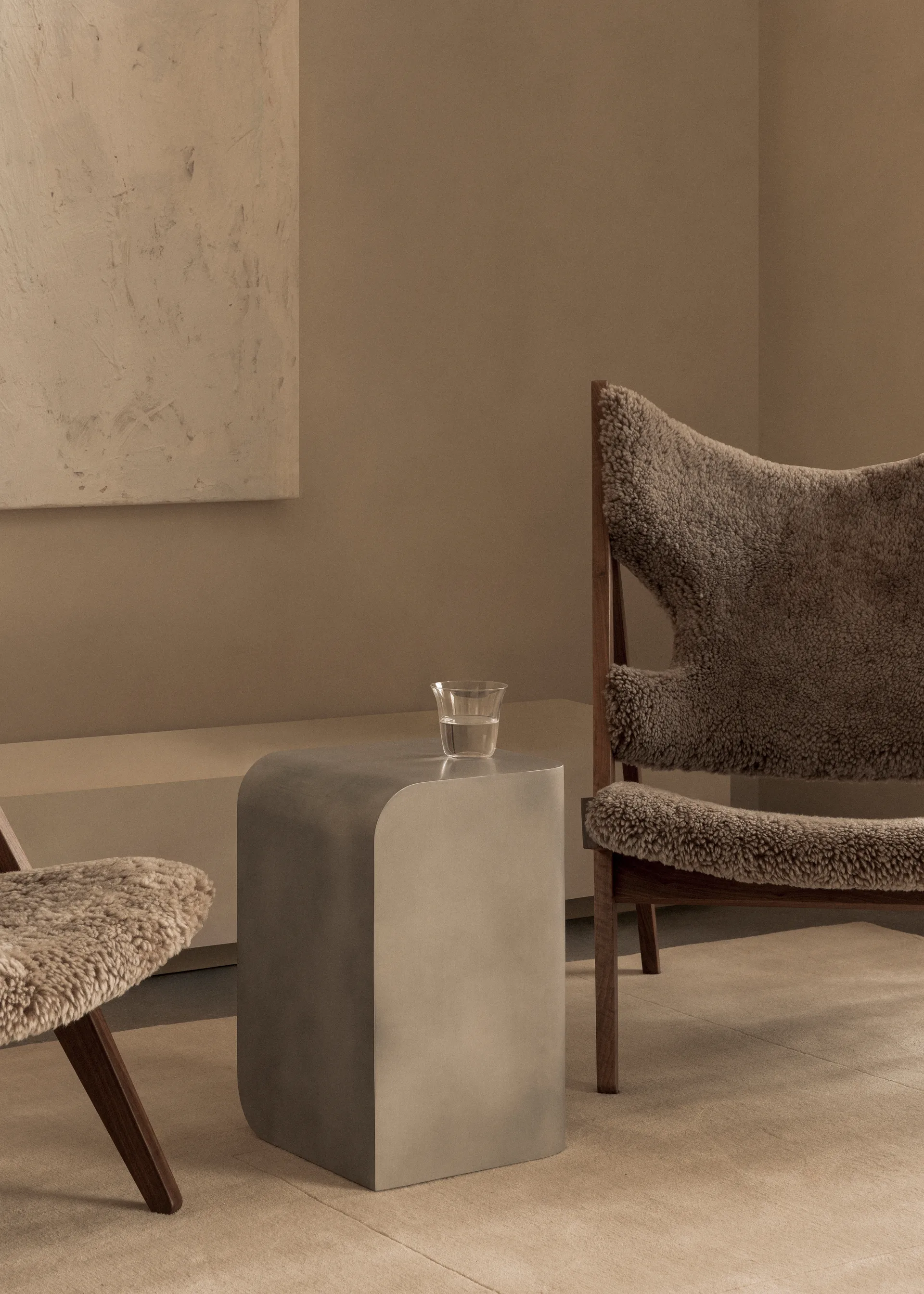 Volume sidobord, Aluminium Audo Copenhagen