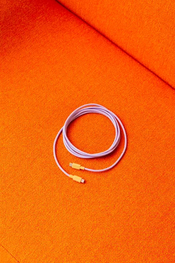 AVOLT x Bauhaus-Archiv Cable 1 USB C till USB C - Lavender Glow - Avolt