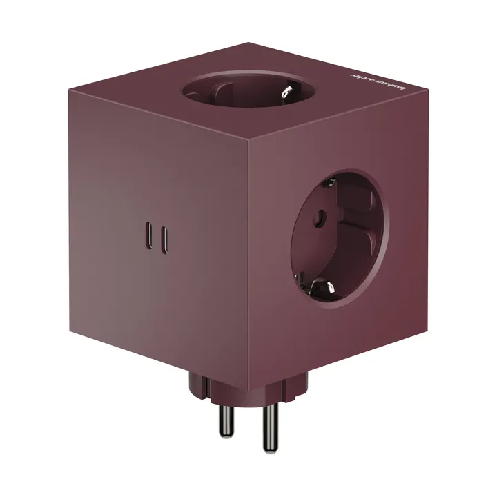 AVOLT x Bauhaus-Archiv Square 2 grenuttag USB-C - Mulberry Red - Avolt