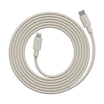 Cable 1 USB C till Lightning laddkabel 2m - Nomad Sand - Avolt
