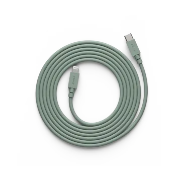 Cable 1 USB C till Lightning laddkabel 2m - Oak Green - Avolt