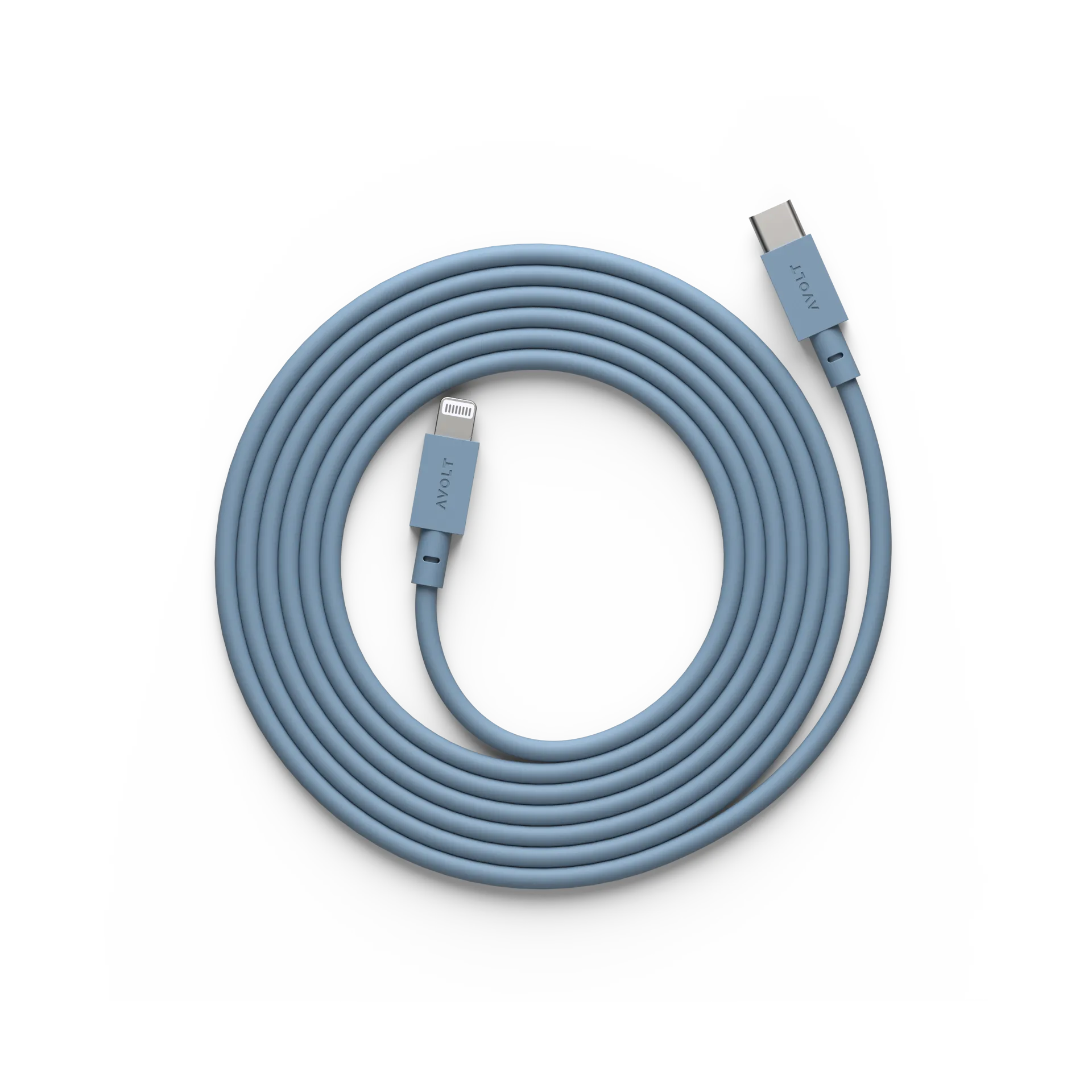 Cable 1 USB C till Lightning laddkabel 2m, Shark Blue Avolt