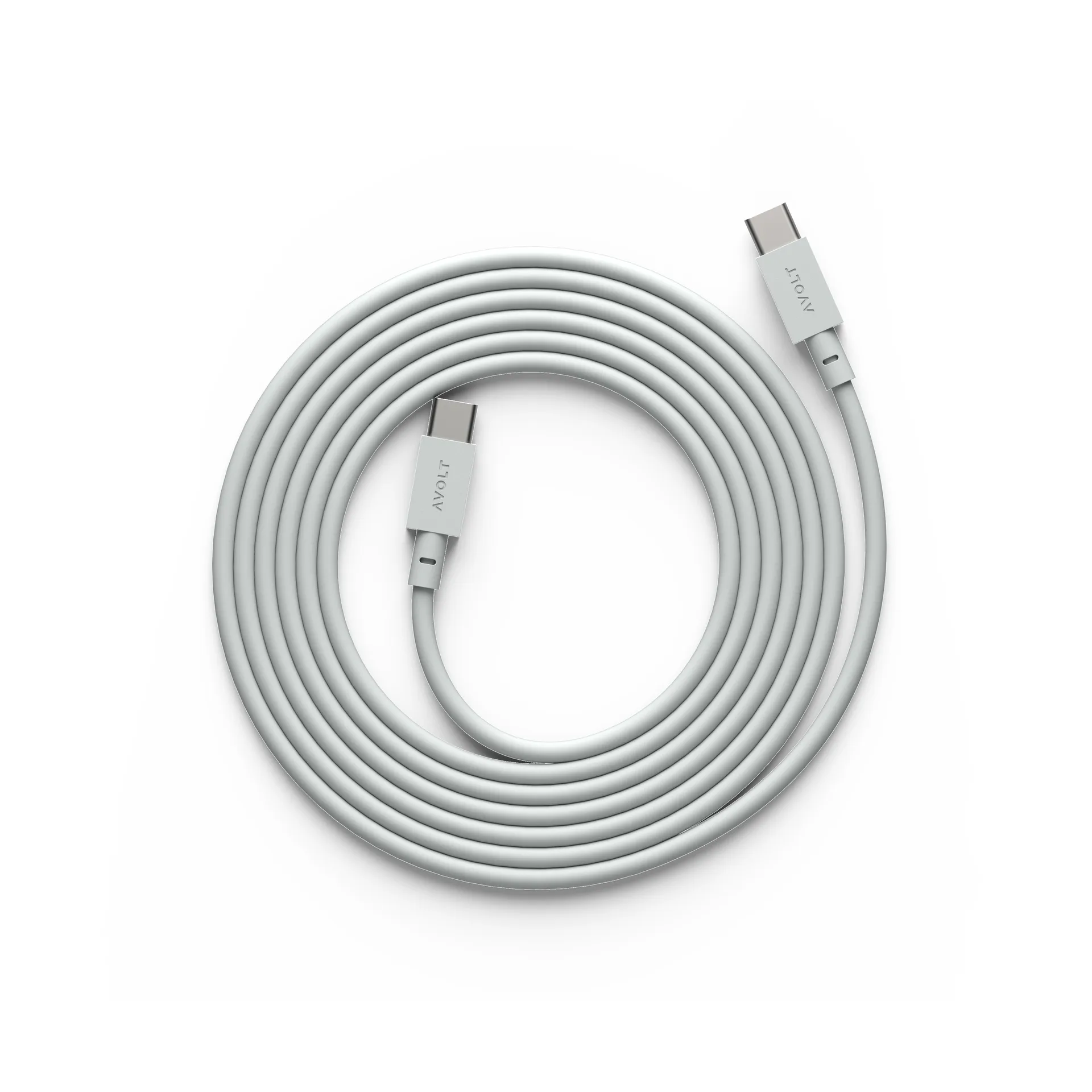 Cable 1 USB-C till USB-C laddningskabel 2 m, Gotland gray Avolt