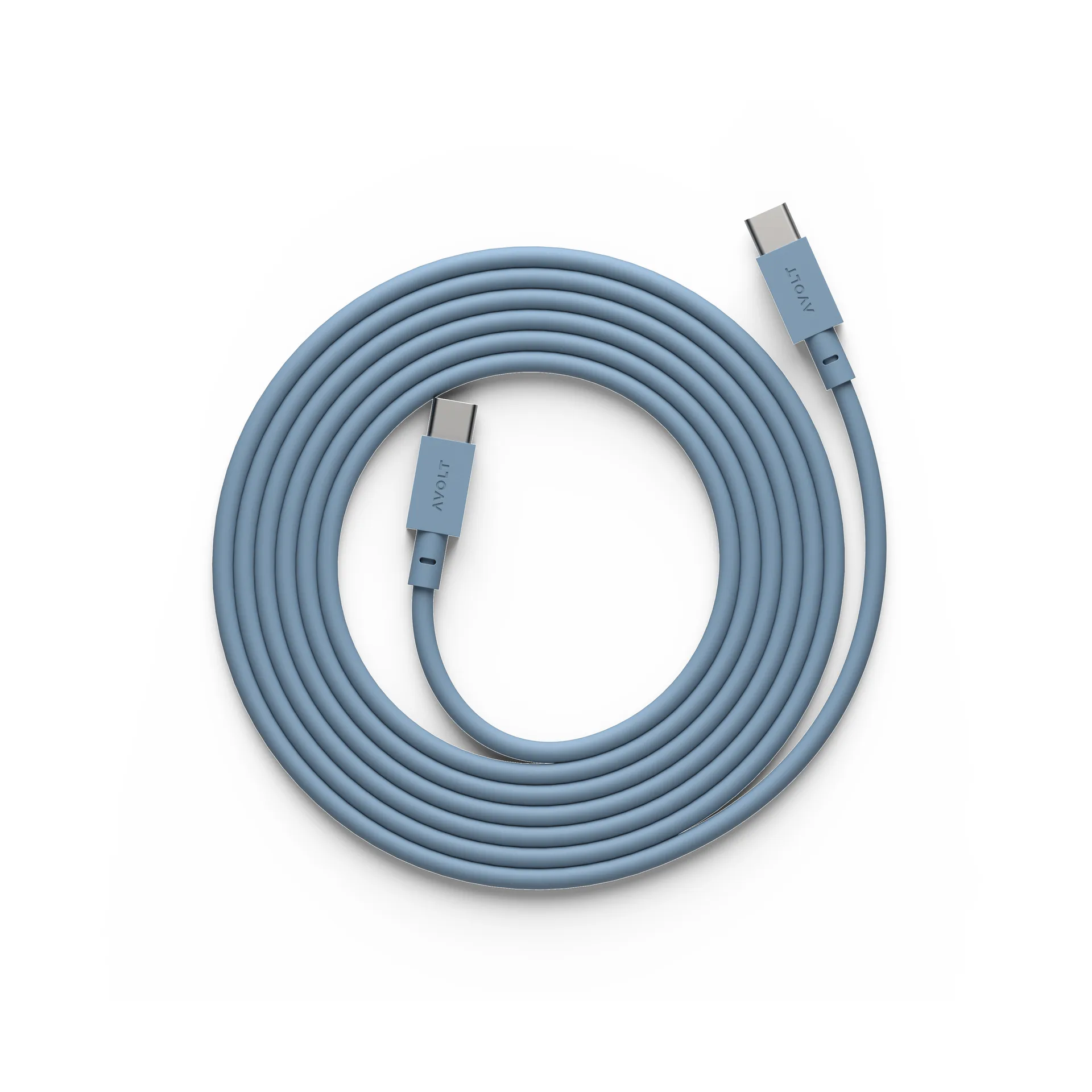 Cable 1 USB-C till USB-C laddningskabel 2 m, Shark blue Avolt