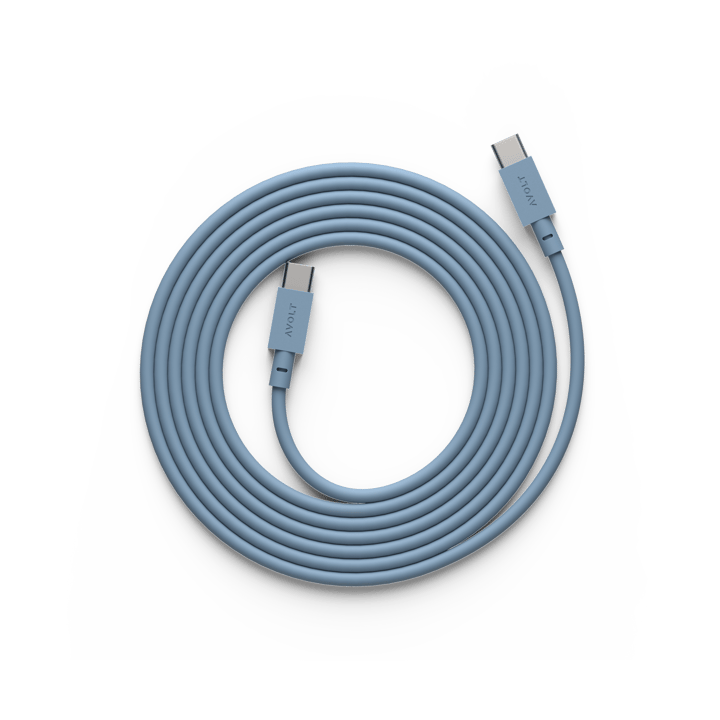 Cable 1 USB-C till USB-C laddningskabel 2 m - Shark blue - Avolt