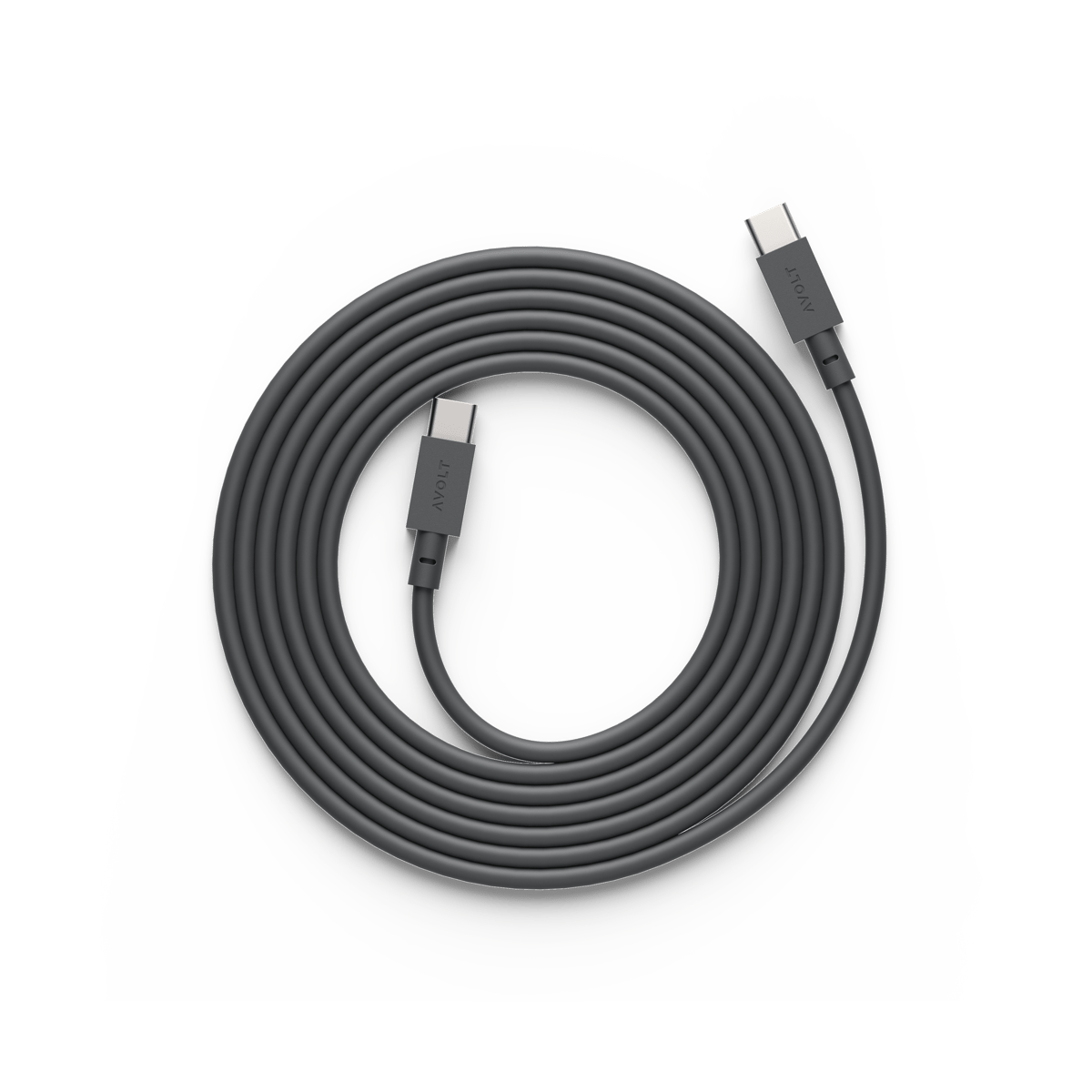 Avolt Cable 1 USB-C till USB-C laddningskabel 2 m Stockholm black